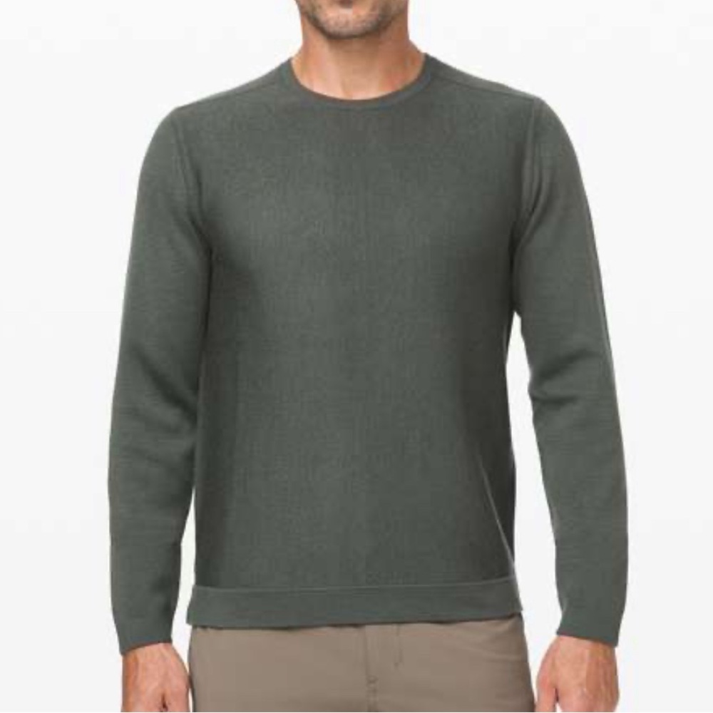 Lululemon Alpine Air Crew (green, XS)